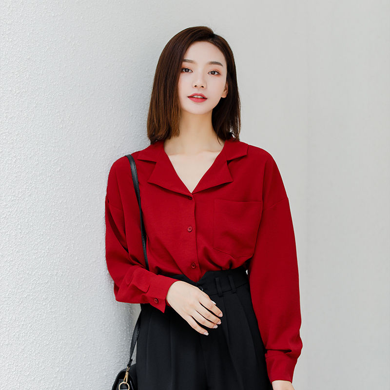 2020 Spring New Women Chiffon Long Sleeve Blouse Good Quality Cotton Blouses Solid Europe Leisure Loose Tops Blusa Feminina T262, Black
2020 Spring New Women Chiffon Long Sleeve Blouse Good Quality Cotton Blouses Solid Europe Leisure Loose Tops Blusa Feminina T262, Black