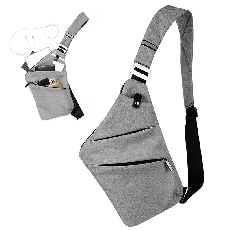 Men Crossbody Sling Bag Waterproof Shoulder Chest Back Pack Anti Theft Sash Bags Pouch H7JP, Grey
Men Crossbody Sling Bag Waterproof Shoulder Chest Back Pack Anti Theft Sash Bags Pouch H7JP, Grey