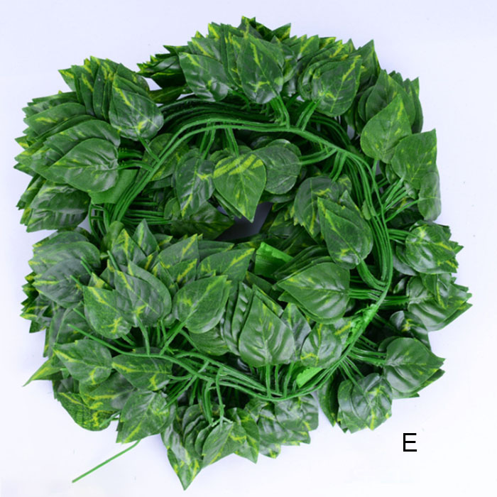 Artificial flower 220cm Artificial Green Leaves Other Boston Ivy Vine Decorated Fake Flower Cane Leaves Home Garden Decoration
Artificial flower 220cm Artificial Green Leaves Other Boston Ivy Vine Decorated Fake Flower Cane Leaves Home Garden Decoration