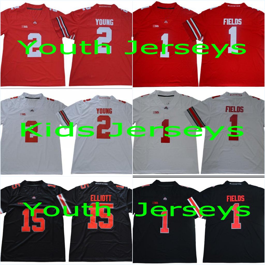 Kids Ohio State Youth #1 Justin Fields #2 Chase Young Blackout #7 Dwayne Haskins Jr. #97 Bosa #15 Elliott #2 JK Dobbins Jerseys, White
Kids Ohio State Youth #1 Justin Fields #2 Chase Young Blackout #7 Dwayne Haskins Jr. #97 Bosa #15 Elliott #2 JK Dobbins Jerseys, White