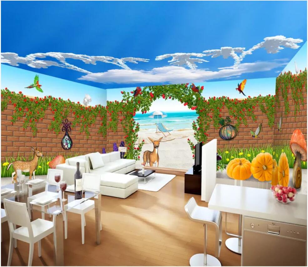 3d wallpaper custom photo mural Seaside children's garden full house wall wall art canvas painting landscape wall tapestry 3d, Non-woven fabric
3d wallpaper custom photo mural Seaside children's garden full house wall wall art canvas painting landscape wall tapestry 3d, Non-woven fabric