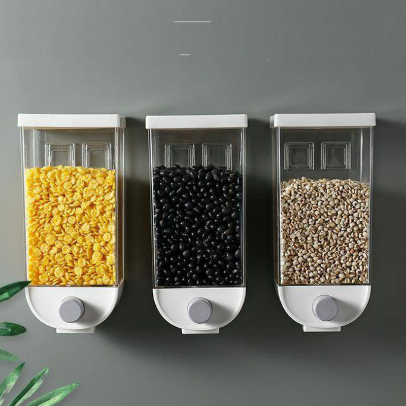 1000ml/1500ml Wall-mounted Grain Storage Box Home Cereal Bean Rice Container Tank Oatmeal Dispenser WJ41113
1000ml/1500ml Wall-mounted Grain Storage Box Home Cereal Bean Rice Container Tank Oatmeal Dispenser WJ41113