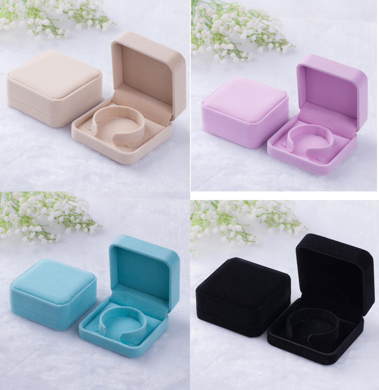 90*90*40mm velvet jewelry box sample bracelet bangle box gift box Jewelry Packaging Display more color for choice, Black;white
90*90*40mm velvet jewelry box sample bracelet bangle box gift box Jewelry Packaging Display more color for choice, Black;white