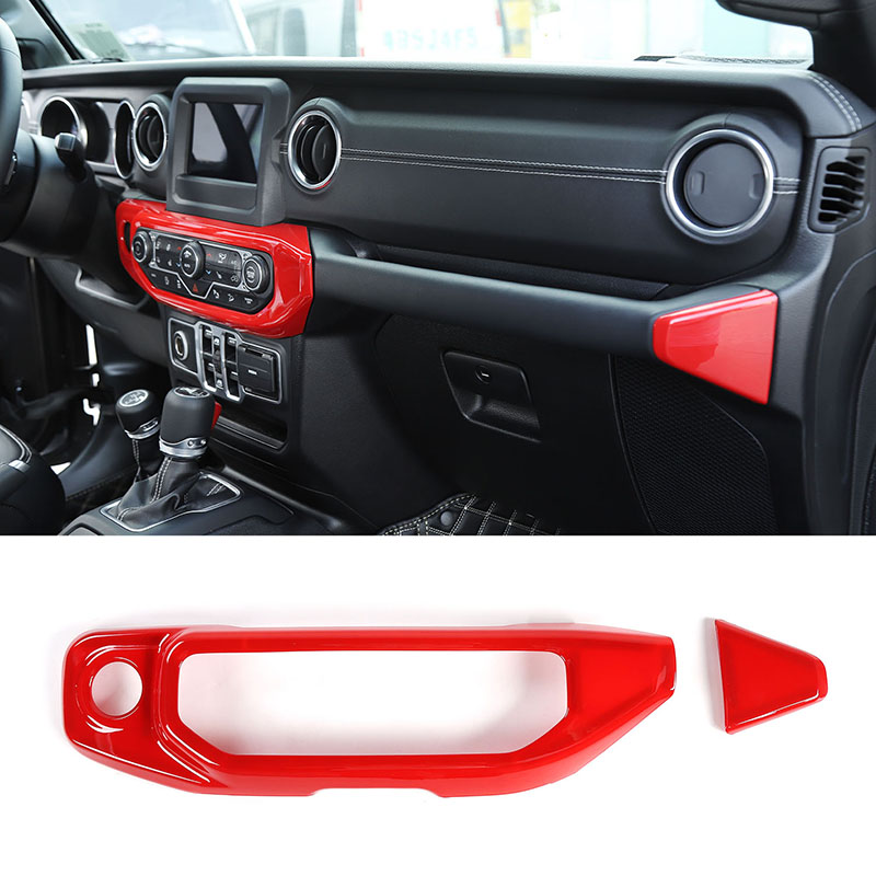 Red Air Condition Panel Trim Cover For Jeep Wrangler JL 2018 Factory Outlet High Quatlity Auto Interior Accessories
Red Air Condition Panel Trim Cover For Jeep Wrangler JL 2018 Factory Outlet High Quatlity Auto Interior Accessories