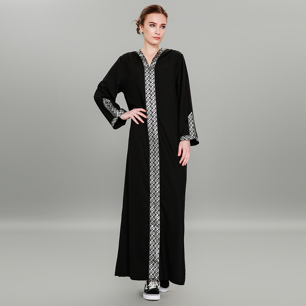Fashion Women Muslim Dress Sexy Split Abaya Turkish Dress Plus Size 7XL Patchwork Black Hijab Robe Musulmane
Fashion Women Muslim Dress Sexy Split Abaya Turkish Dress Plus Size 7XL Patchwork Black Hijab Robe Musulmane