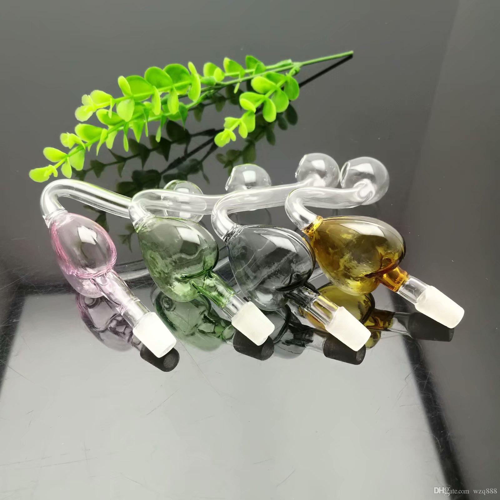 New colored peach-heart pot and cigarette fittings Glass Bongs Glass Smoking Pipe Water Pipes Oil Rig Glass Bowls Oil Burn
New colored peach-heart pot and cigarette fittings Glass Bongs Glass Smoking Pipe Water Pipes Oil Rig Glass Bowls Oil Burn
