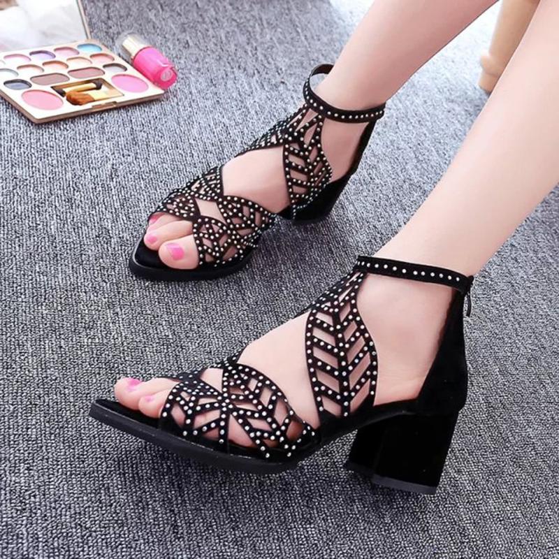 Vintage Summer Women Shoes Sandals Platform Wedge High Heels Bohemian Shoes #A40, Black
Vintage Summer Women Shoes Sandals Platform Wedge High Heels Bohemian Shoes #A40, Black
