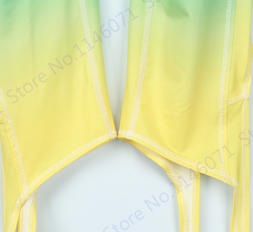 Cheap 2020 Gradient Color Ballet Infinite Turnout Leggings Slimming High Waist Yoga Capris Pants Dance Spirit Bandage Skinny Tights Women's