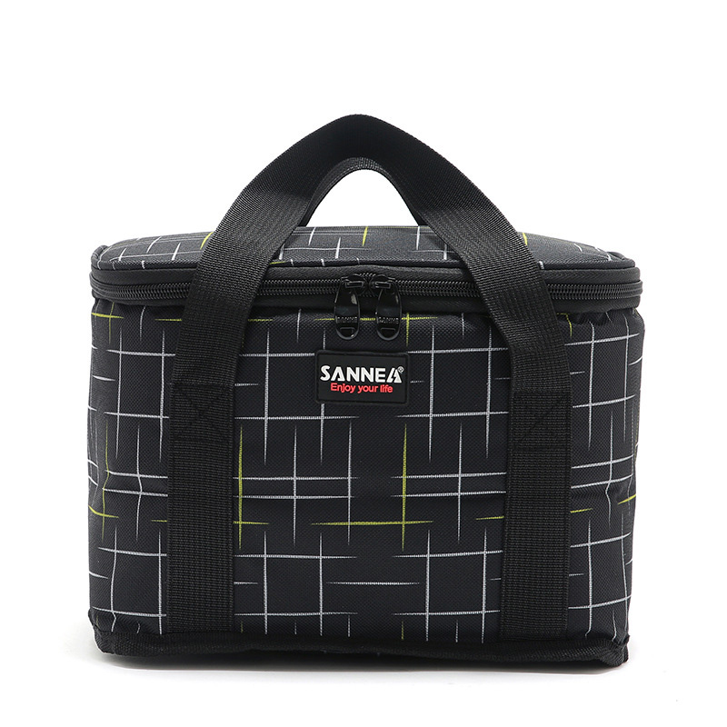 Designer-square school lunch bag for kids thermal picnic box portable insulated meal drinks cooler bag cans ice pack cool, Black
Designer-square school lunch bag for kids thermal picnic box portable insulated meal drinks cooler bag cans ice pack cool, Black