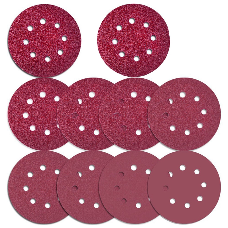 HOT-76 Pcs 8 Holes Sanding Discs, 5 Inch Hook and Loop include 40/ 60/ 80/ 100/ 120/ 180/ 240/ 320/ 400/ 800Grit Sandpaper for R
HOT-76 Pcs 8 Holes Sanding Discs, 5 Inch Hook and Loop include 40/ 60/ 80/ 100/ 120/ 180/ 240/ 320/ 400/ 800Grit Sandpaper for R