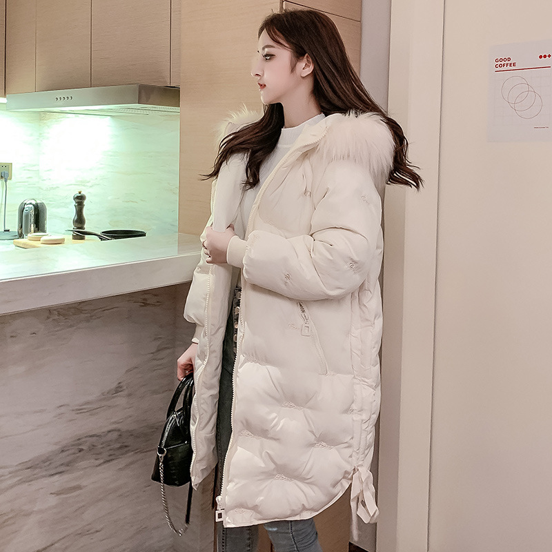 Parkas Women' 2020 New Embroidery Big Fur Collar Down Cotton Coat Women' Thick Mid-length Korean Winter Padded Cothing Z895, Pink
Parkas Women' 2020 New Embroidery Big Fur Collar Down Cotton Coat Women' Thick Mid-length Korean Winter Padded Cothing Z895, Pink