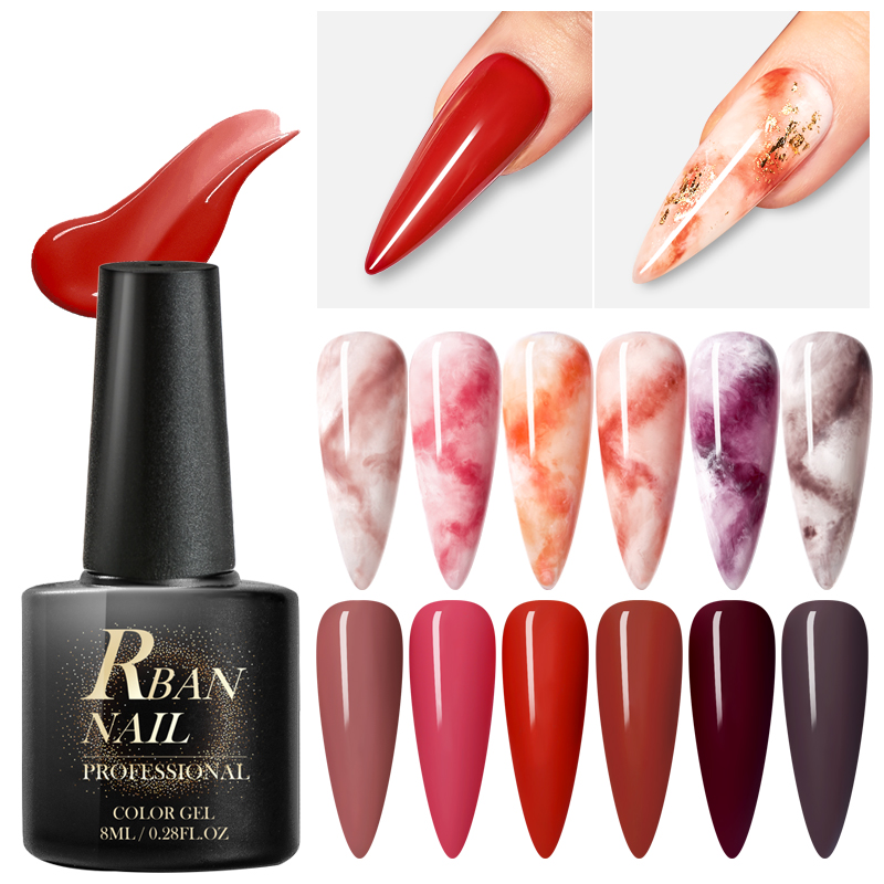 RBAN NAIL 8ML Multi Color Marble Effect Color Gel Nail Polish UV LED Gel Sock Off Long Lasting Semi-permanent Tool, M30004
RBAN NAIL 8ML Multi Color Marble Effect Color Gel Nail Polish UV LED Gel Sock Off Long Lasting Semi-permanent Tool, M30004