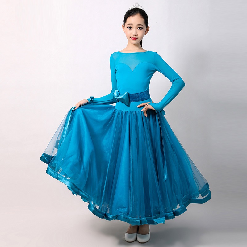 modern dance costumes for kids ballroom competition dancing waltz dance dress for girls flamenco kids ballroom foxtrot dress, Blue
modern dance costumes for kids ballroom competition dancing waltz dance dress for girls flamenco kids ballroom foxtrot dress, Blue