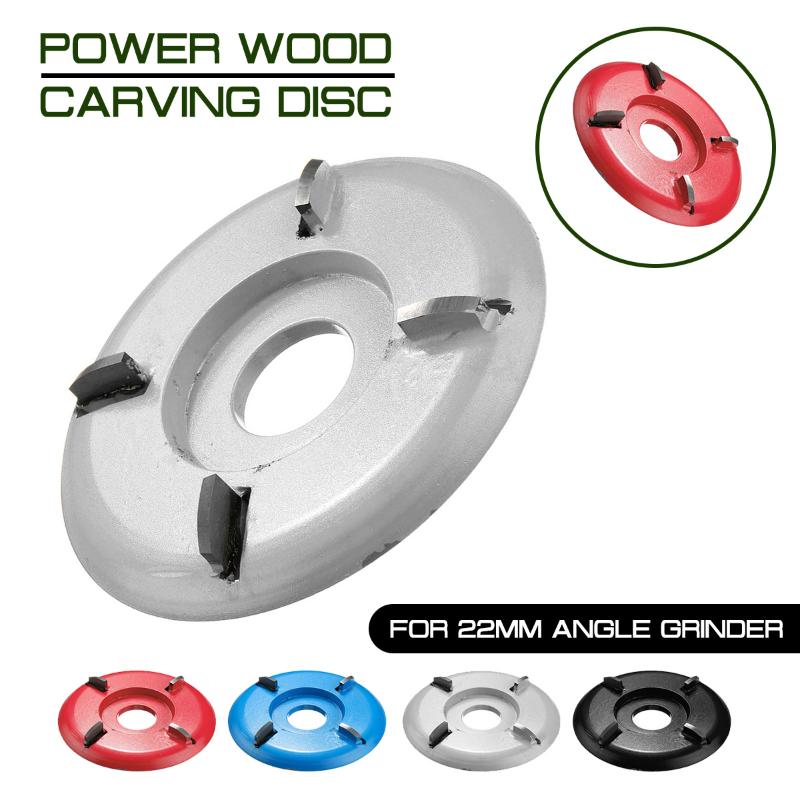 90mm H22 Power Wood Carving Disc Milling Cutter For 22mm Angle Grinder Tool Four-tooth Arc Woodworking Turbo Plane Disc Grinder
90mm H22 Power Wood Carving Disc Milling Cutter For 22mm Angle Grinder Tool Four-tooth Arc Woodworking Turbo Plane Disc Grinder