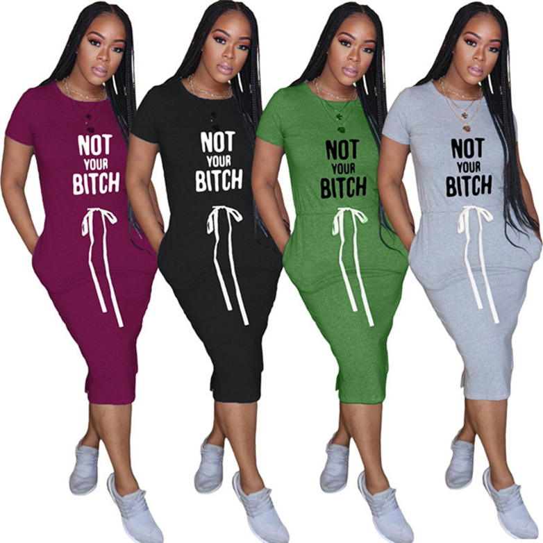 women dress one piece set casual summer short sleeve long dresses Party Evening Dress letter print dresses women clothes klw3912, Gray
women dress one piece set casual summer short sleeve long dresses Party Evening Dress letter print dresses women clothes klw3912, Gray