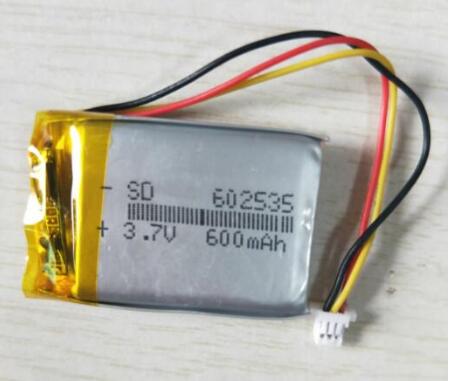 Free shipping 2pcs/lot 582535 602535 3.7V 600mAh polymer lithium rechargeable battery with 3 wires for F300 F200 F210 drive recorder
Free shipping 2pcs/lot 582535 602535 3.7V 600mAh polymer lithium rechargeable battery with 3 wires for F300 F200 F210 drive recorder