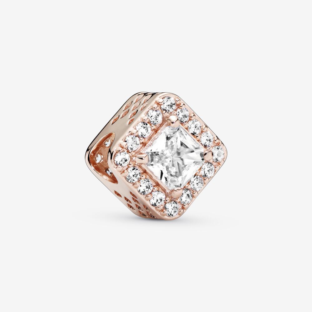 New Arrival 925 Sterling Silver Rose Gold Square Sparkle Halo Charm Fit Original European Charm Bracelet Fashion Jewelry Accessories
New Arrival 925 Sterling Silver Rose Gold Square Sparkle Halo Charm Fit Original European Charm Bracelet Fashion Jewelry Accessories