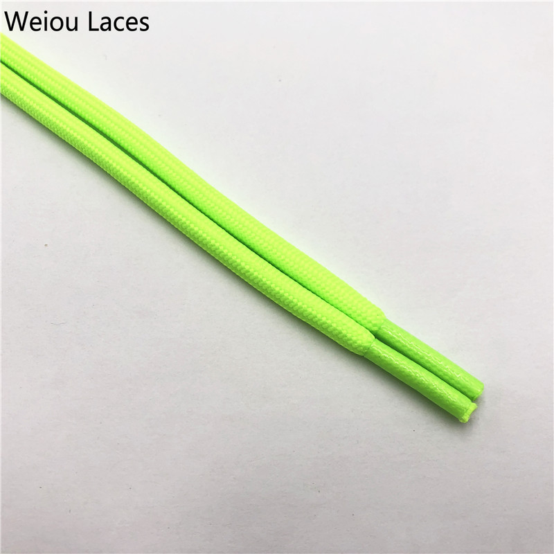 Weiou Fashion 5mm Polyester Rope Shoelaces Non-fading Outdoor Cord Sport Hiking Practical Bootlaces Strong Camping Shoes Laces 120cm
