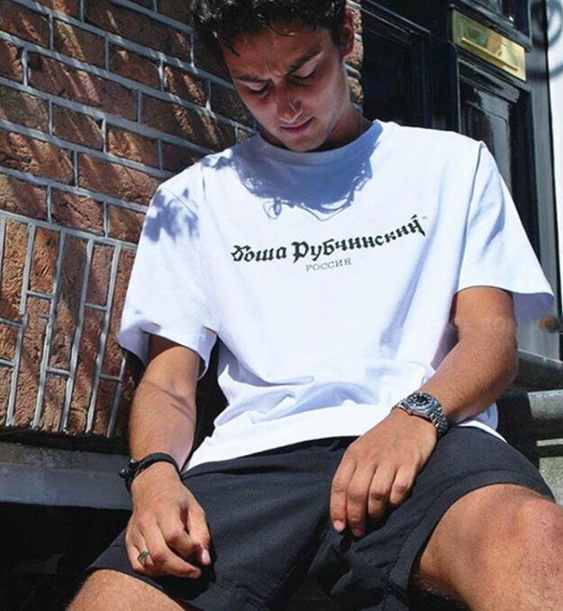 New Fashion summer Brand Printing Gosha Rubchinskiy t shirt Men Women Lovers Short Sleeve cotton tee tops, White;black
New Fashion summer Brand Printing Gosha Rubchinskiy t shirt Men Women Lovers Short Sleeve cotton tee tops, White;black