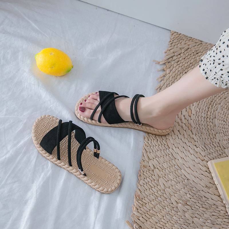 JUNSRM 2020 Summer Shoes Woman Sandals Flat Sandalias Mujer Thin strips Gladiator Beach Sandals Ladies Flip Flops Slides, Beige
JUNSRM 2020 Summer Shoes Woman Sandals Flat Sandalias Mujer Thin strips Gladiator Beach Sandals Ladies Flip Flops Slides, Beige