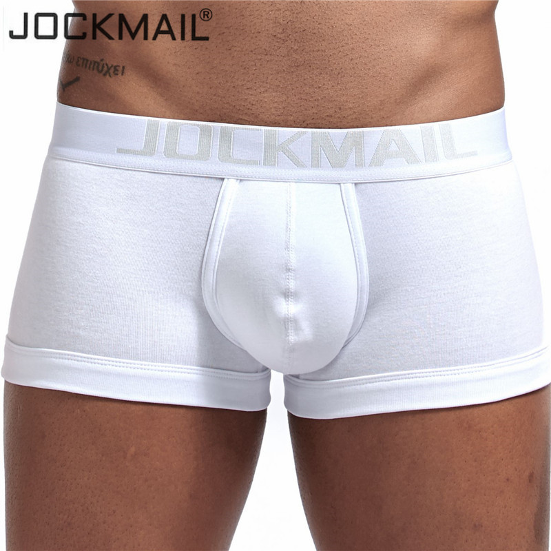 JOCKMAIL Brand Cotton Sexy men underwear men's boxers solid black white gray low waist U convex sports comfort pants men boxer, Mix colors(pls leave you need color thx
JOCKMAIL Brand Cotton Sexy men underwear men's boxers solid black white gray low waist U convex sports comfort pants men boxer, Mix colors(pls leave you need color thx