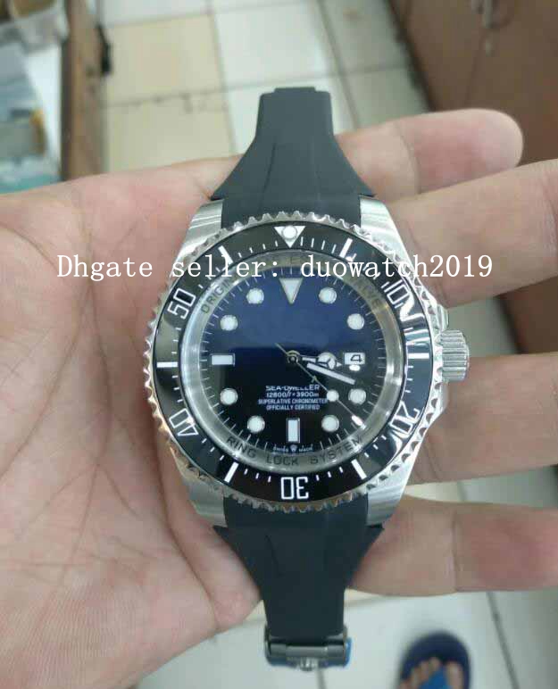 Men's Watches Mens Mechanical 2813 Watch Blue Black Ceramic 116660 Calibre 44mm Sea Sport Dweller Rubber Strap Baselworld Wristwatches
Men's Watches Mens Mechanical 2813 Watch Blue Black Ceramic 116660 Calibre 44mm Sea Sport Dweller Rubber Strap Baselworld Wristwatches