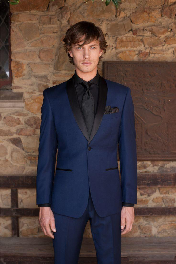Beach Groom Suits Navy Blue One Button Slim Fit Party Best Man Evening Casual Suits Two Pieces (Jacket+Pant)