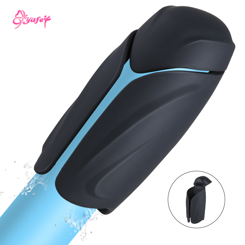 Powerful Vibrator Glans Massager Penis Stimulation penis delay trainer Male Masturbator Sex Machine Sex Toys for Men Adults Y200409