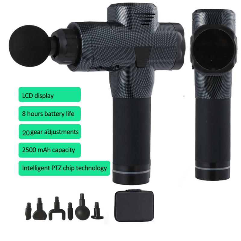 Massage Gun Fascia Gun Muscle Stimulator Deep Tissue Massager Device Body Relaxation Slimming Shaping Pain Relief With Bag
Massage Gun Fascia Gun Muscle Stimulator Deep Tissue Massager Device Body Relaxation Slimming Shaping Pain Relief With Bag