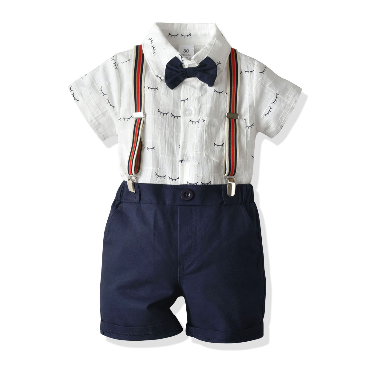 BBoys Bow Tie Shirt+Suspender Pants Outfits Summer 2020 Kids Boutique Clothing 1-4T Little Boys Short Sleeves Gentleman Suits, White
BBoys Bow Tie Shirt+Suspender Pants Outfits Summer 2020 Kids Boutique Clothing 1-4T Little Boys Short Sleeves Gentleman Suits, White