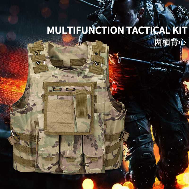 Tactical Hunting Vest Molle Combat Assault Plate Carrier Camouflage Vest CS Outdoor Clothing Hunting
Tactical Hunting Vest Molle Combat Assault Plate Carrier Camouflage Vest CS Outdoor Clothing Hunting