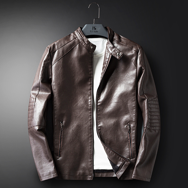 Autumn and winter men's PU leather jacket youth leather jacket locomotive baseball collar casual simulation, 170930bsgd1716-green
Autumn and winter men's PU leather jacket youth leather jacket locomotive baseball collar casual simulation, 170930bsgd1716-green