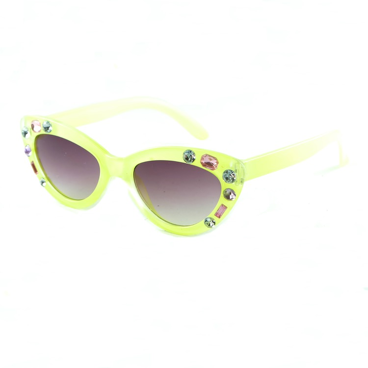 Fashion Cateye Sunglasses For Kids With Rhinestones Pretty Girls Baby Sun Glasses 7 Colors Wholesale Z260305