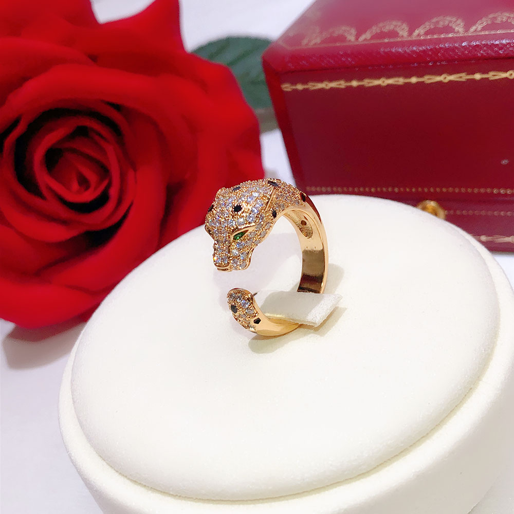 High end fashion personality trend street style domineering leopard shining Free shipping for Party superior quality European and American