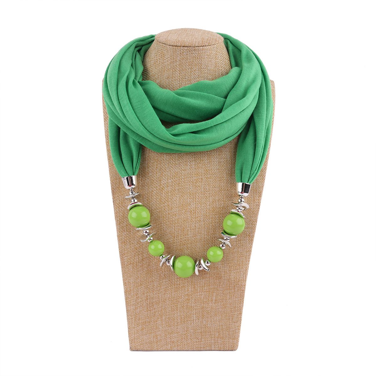 2020 Solid Jewelry Statement Necklace Pendant Scarf Head Scarves Women Foulard Femme Accessories Muslim Hijab Stores winter scarf