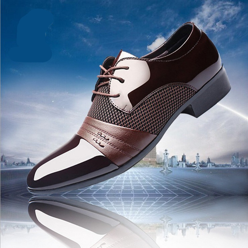 Hot Sale-italian mens shoes brands wedding formal oxford shoes for mens pointed toe dress shoes sapato masculino
