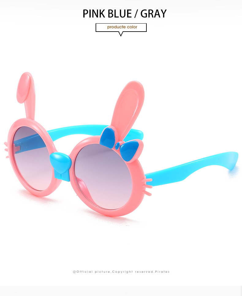 Kids Sunglasses Boy Girl Framelessr Cute rabbit Children Sunglasses Cute Eyeglasses Frame Child Eyewear Summer Beach 61006 
Kids Sunglasses Boy Girl Framelessr Cute rabbit Children Sunglasses Cute Eyeglasses Frame Child Eyewear Summer Beach 61006