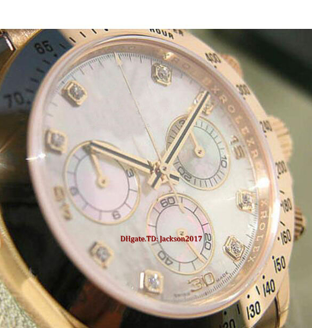 Christmas gift Original box certificate Mens Watches 116508 Mens Yellow Gold White Mother Of Pearl Diamond Watch 40mm
Christmas gift Original box certificate Mens Watches 116508 Mens Yellow Gold White Mother Of Pearl Diamond Watch 40mm