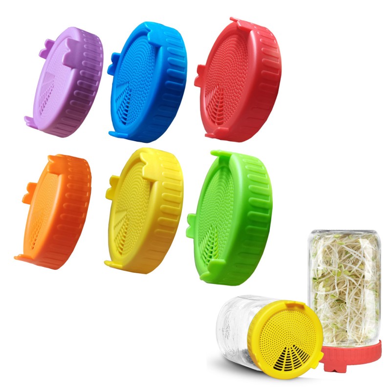 Mason Jar Sprouting Lids Food Grade Mesh Sprout Cover Kit Seed Growing Germination Vegetable Lid For Mason Jar
Mason Jar Sprouting Lids Food Grade Mesh Sprout Cover Kit Seed Growing Germination Vegetable Lid For Mason Jar