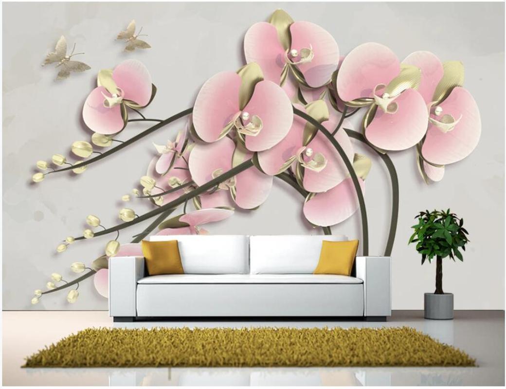 Custom photo 3d wallpaper Butterfly orchid jewelry flower living room home decor 3d wall murals wall paper for walls 3 d, Non-woven
Custom photo 3d wallpaper Butterfly orchid jewelry flower living room home decor 3d wall murals wall paper for walls 3 d, Non-woven