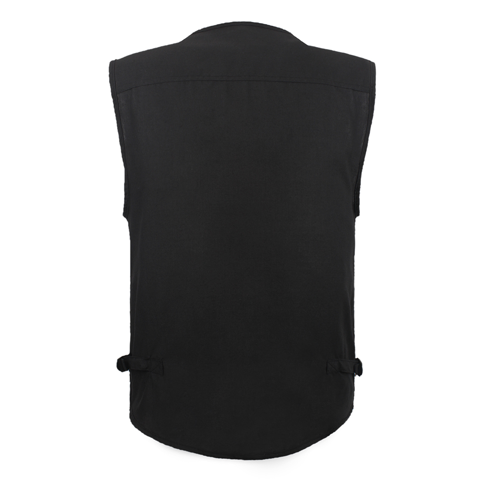 Men Vest Outdoors Sleeveless Jacket Vest With Many Pockets VNeck Waistcoat Travel Coat Fishing Vest Fashion T190828