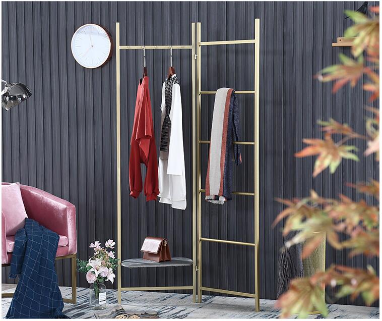 Floor hanger screen Bedroom Furniture dual purpose partition simple living room mobile folding modern small family screens