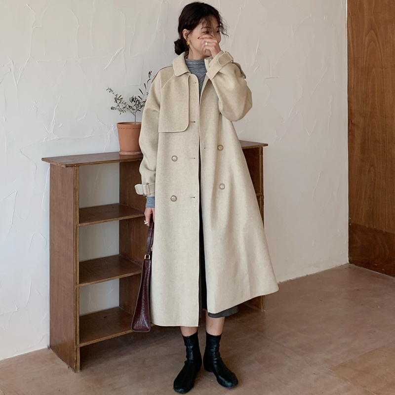Korean Style Women Woolen Coats Lapel Double-breasted Ladies Woolen Coat Winter New 2020 Fashion Women Clothing V367
Korean Style Women Woolen Coats Lapel Double-breasted Ladies Woolen Coat Winter New 2020 Fashion Women Clothing V367