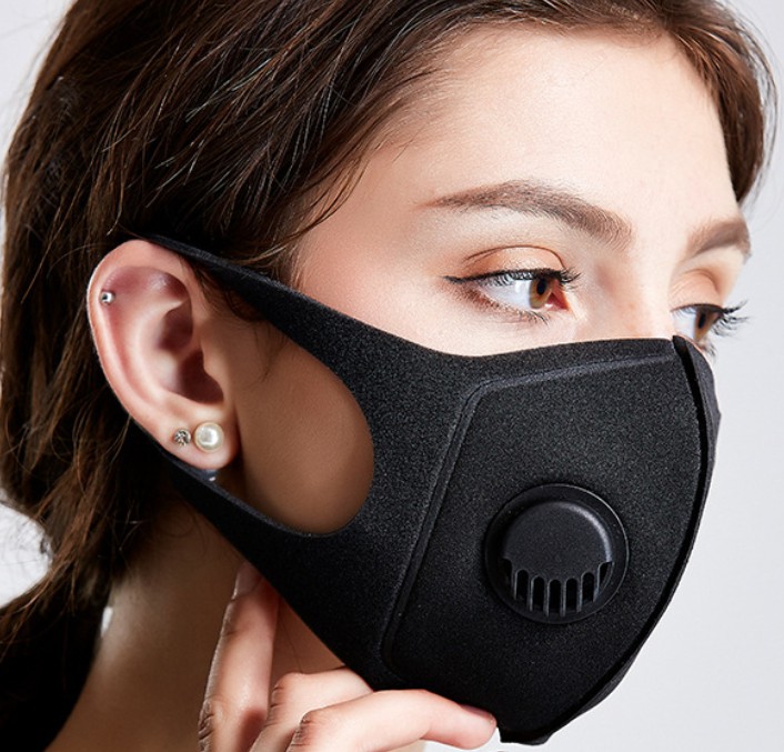 Face Mask Dust Mask Anti Pollution Masks PM2.5 Activated Carbon Filter Insert Can Be Washed