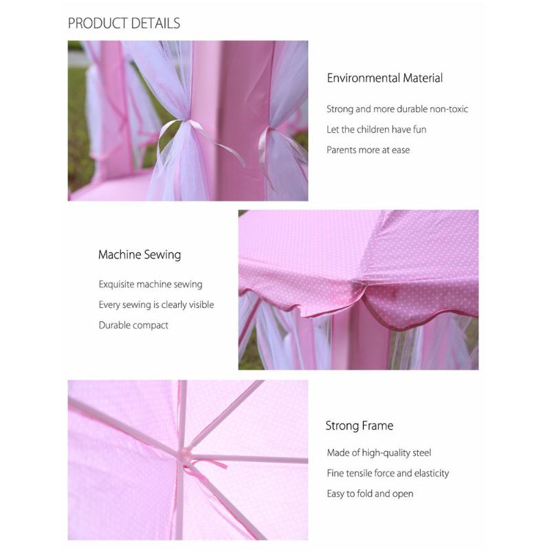 Mosquito Net Game Tents Princess Castle Children's Tent Game House For Kids Funny Portable Baby Playing Beach Outdoor Camping Campsite