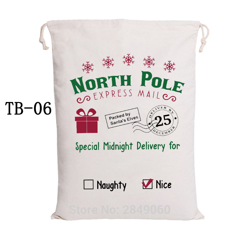 Handmade Santa Sack 10pcs/lot Santa Claus Gift Drawstring Canvas Candy Bag Graduation Party Decorations Christmas Stocking Bag
Handmade Santa Sack 10pcs/lot Santa Claus Gift Drawstring Canvas Candy Bag Graduation Party Decorations Christmas Stocking Bag