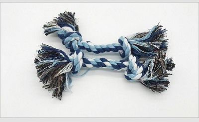 Dog Chew Rope Bone Pet Supplies Puppy Cotton Durable Braided Funny Tool Double Toy Pets Chews Knot Play Quickily Delivery