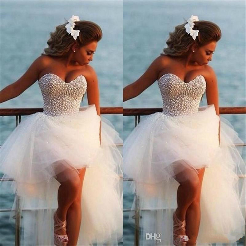 Sexy White Tulle Prom Dresses Short Front Long Back A-Line Sweetheart Arabic Formal Party Gowns Saudi Arabia Dresses With Crystal Beaded, Gold
Sexy White Tulle Prom Dresses Short Front Long Back A-Line Sweetheart Arabic Formal Party Gowns Saudi Arabia Dresses With Crystal Beaded, Gold