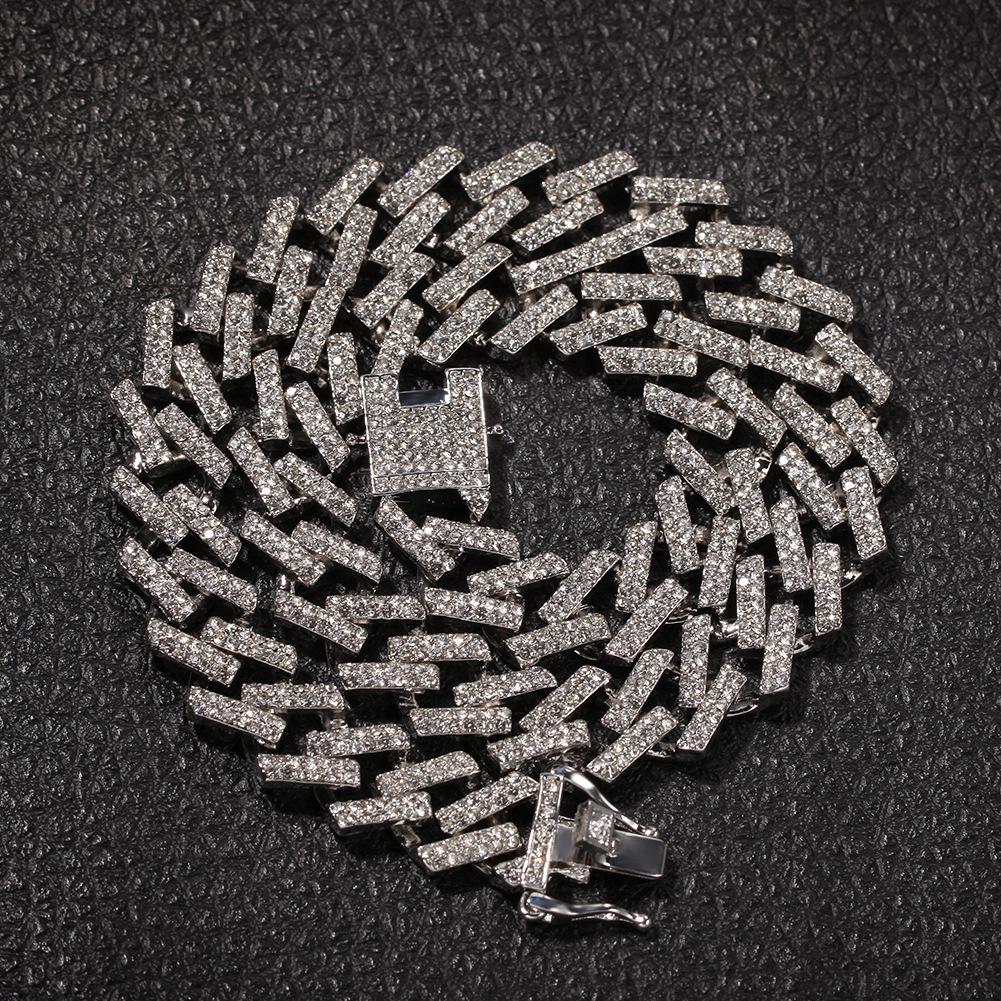 2020 Rapper Hip Hop Jewelry Luxury Bling Iced Out Necklace 6 Colors Miami Cuban Chain Diamonds Necklaces Charm Bangle 16" 18" 20" 24"
2020 Rapper Hip Hop Jewelry Luxury Bling Iced Out Necklace 6 Colors Miami Cuban Chain Diamonds Necklaces Charm Bangle 16" 18" 20" 24"