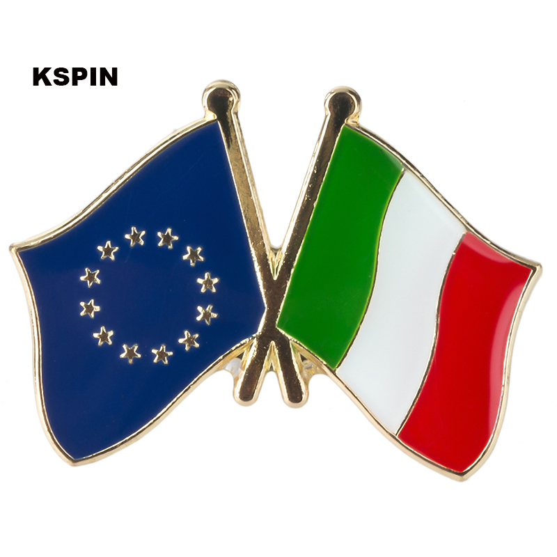 European Union Italy Flag Lapel Pin Flag Badge Lapel Pins Badges Brooch XY0073-5
European Union Italy Flag Lapel Pin Flag Badge Lapel Pins Badges Brooch XY0073-5